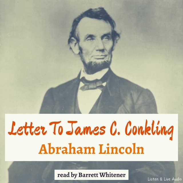 Letter To James C. Conkling