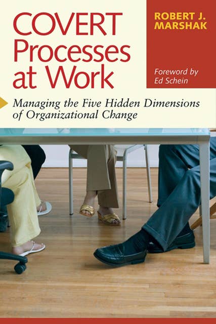 Covert Processes at Work: Managing the Five Hidden Dimensions of Organizational Change