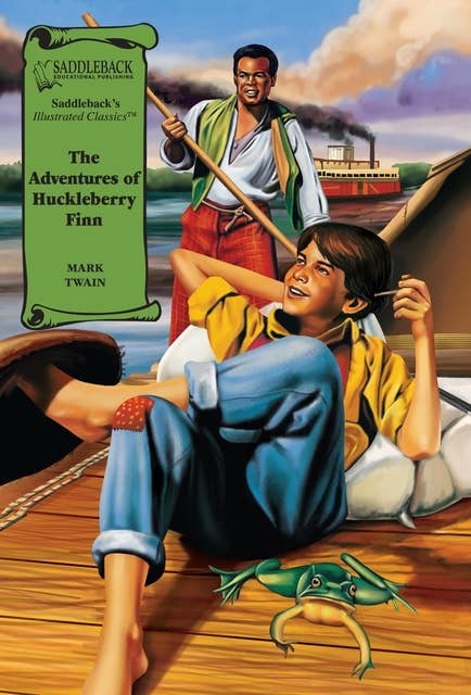 The Adventures of Huckleberry Finn (A Graphic Novel Audio): Illustrated Classics