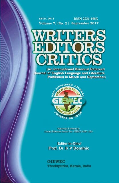 Writers Editors Critics (WEC): Vol. 7, No. 2 (September 2017)