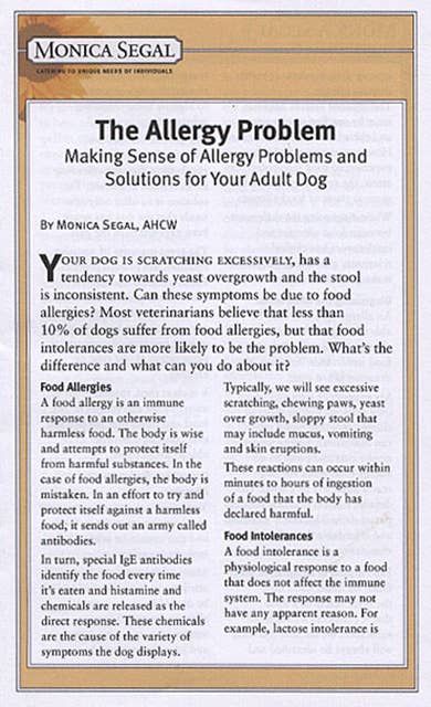 The Allergy Problem