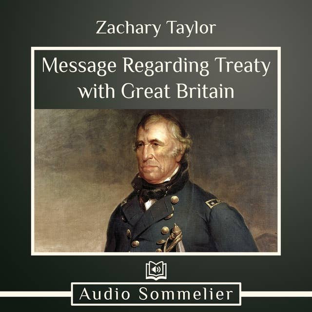 Cover for Message Regarding Treaty with Great Britain