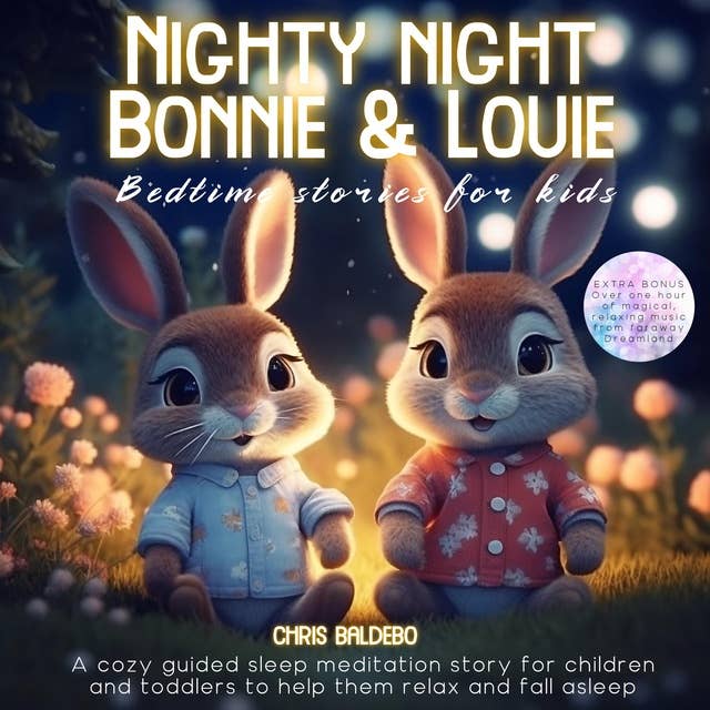 Nighty night Bonnie & Louie: Bedtime Stories for Kids: A cozy guided sleep meditation story for children and toddlers to help them relax and fall asleep