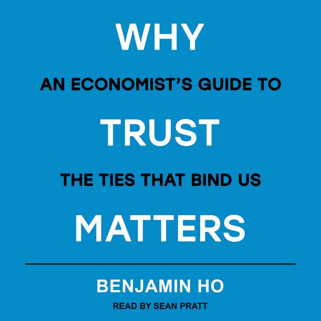 Cover for Why Trust Matters: An Economist's Guide to the Ties That Bind Us