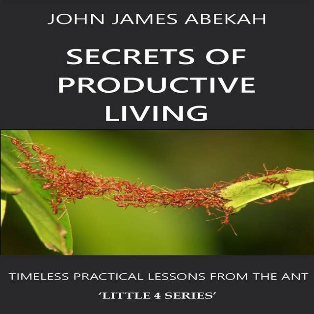 SECRETS OF PRODUCTIVE LIVING: TIMELESS PRACTICAL LESSONS FROM THE ANT