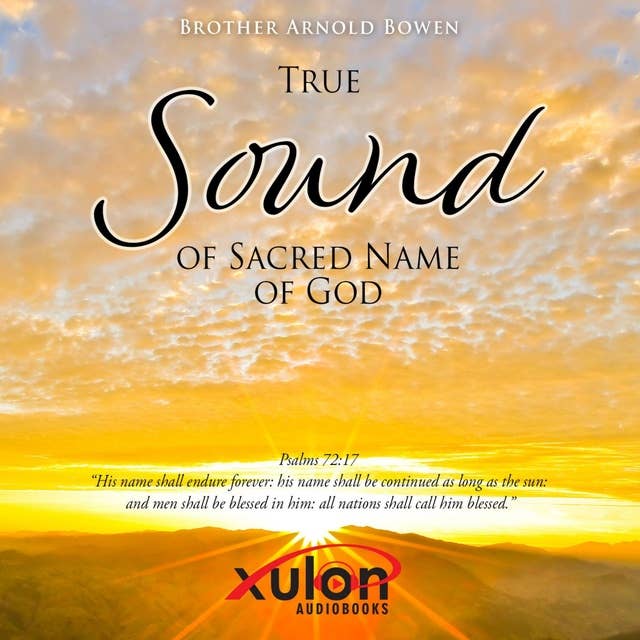 True Sound of Sacred Name of God