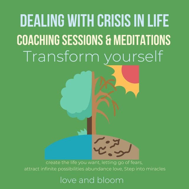 Dealing with crisis in life coaching sessions & meditations Transform yourself: create the life you want, letting go of fears, attract infinite possibilities abundance love, Step into miracles