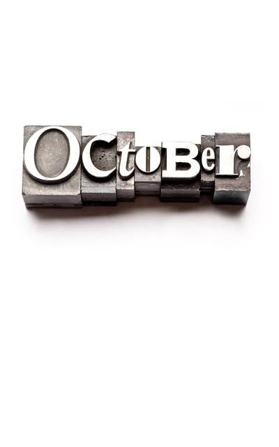 October, A Month In Verse