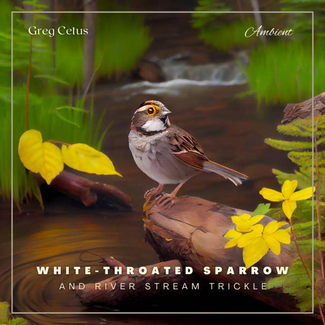 White-throated Sparrow and River Stream Trickle: Morning Birdsongs and Water Streams for Peace and Relaxation: Morning Birdsongs and Water Streams for Peace and Relaxation