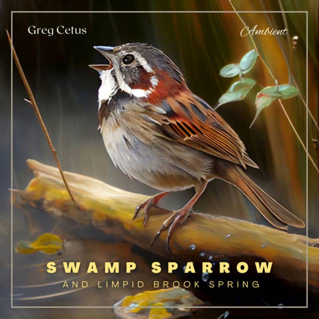 Swamp Sparrow and Limpid Brook Spring: Morning Birdsongs and Prominent Water Streams
