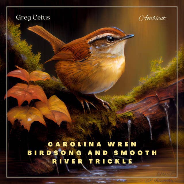 Carolina Wren Birdsong and Smooth River Trickle: A Soundscape for Relaxation and Meditation