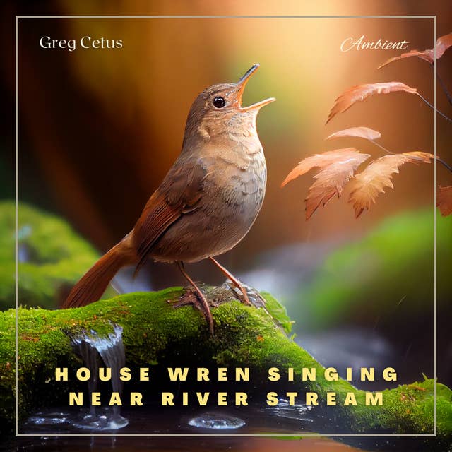 House Wren Singing Near River Stream: Atmospheric Audio for Enlightenment