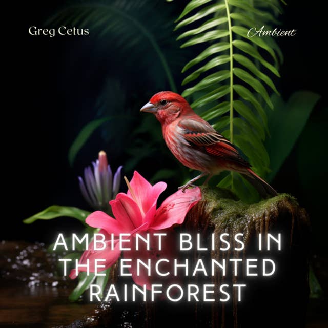 Ambient Bliss in the Enchanted Rainforest: Mindful Birdsong and Light Rain