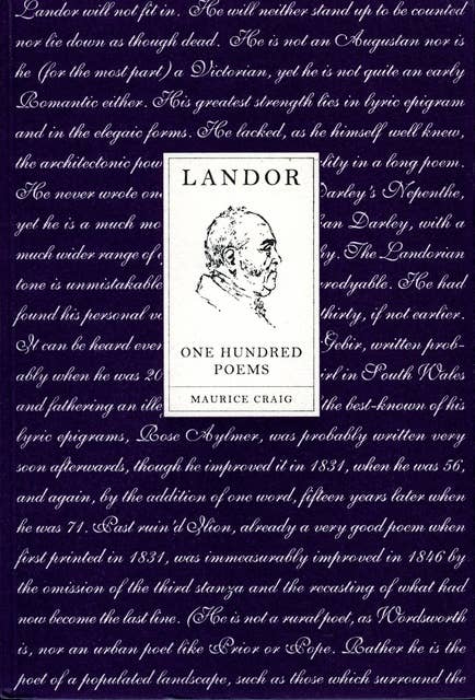 Landor: One Hundred Poems