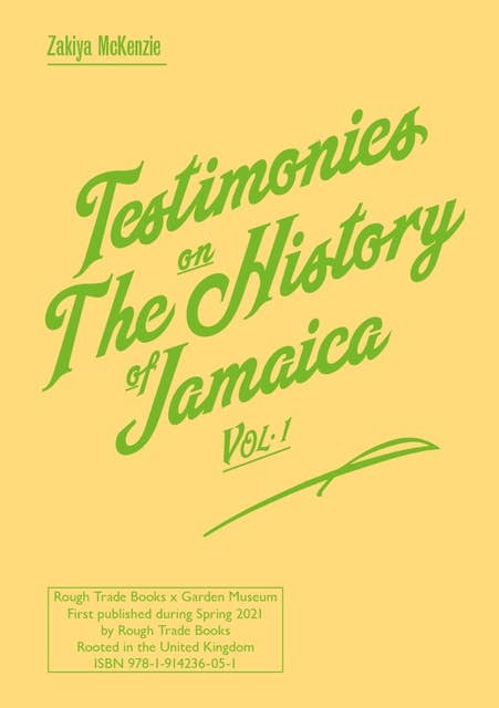 Testimonies on The History of Jamaica Vol. 1