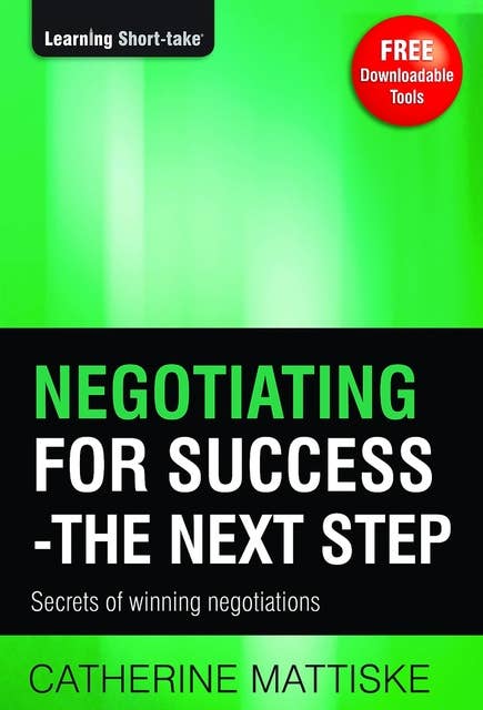 Negotiating for Success – The Next Step