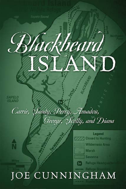 Blackbeard Island: Carrie, Sandy, Percy, Amadou, George, Scotty, and Diana