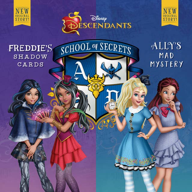 Cover for Disney Descendants: School of Secrets: Books 2 & 3: Freddie’s Shadow Cards & Ally’s Mad Mystery
