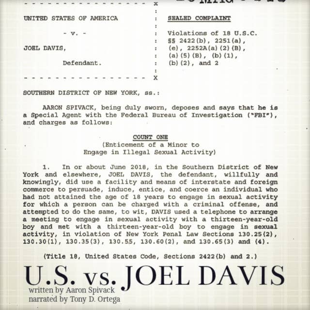 United States Vs. Joel Davis