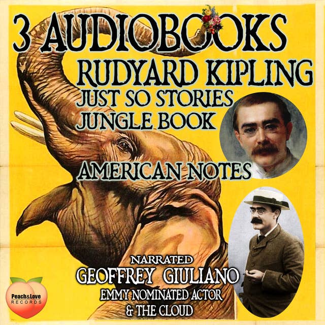 3 Audiobooks Rudyard Kipling: Just So Stories Jungle Book American Notes