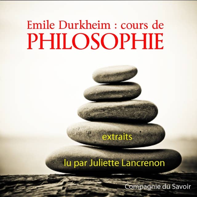 Durkheim : Cours de philosophie
