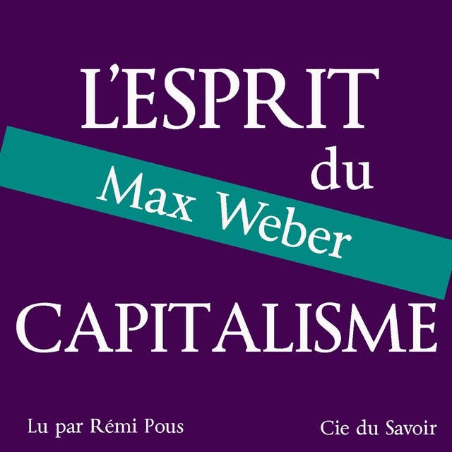 Weber, l'esprit du capitalisme