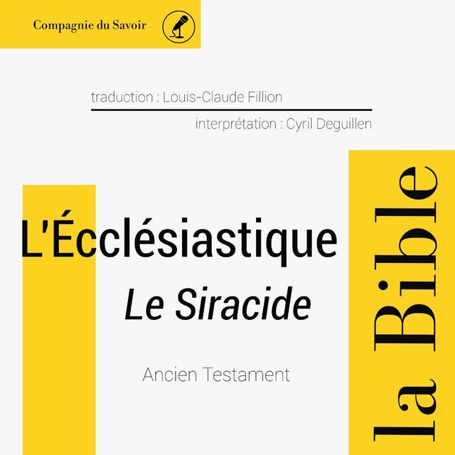 L'Écclésiastique - Le Siracide