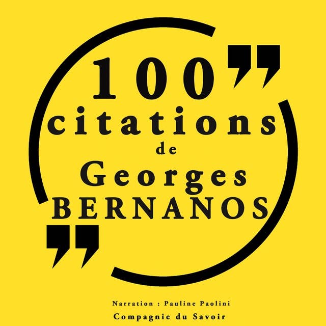 100 citations Georges Bernanos