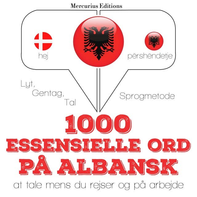 Cover for 1000 essentielle ord på albansk