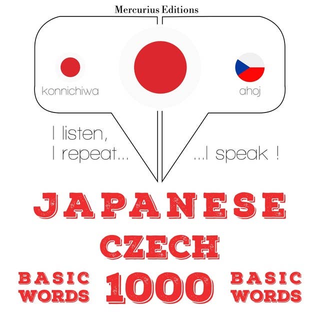 Japanese – Czech : 1000 basic words