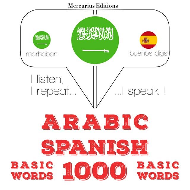 Arabic – Spanish : 1000 basic words
