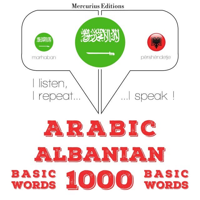Arabic – Albanian : 1000 basic words