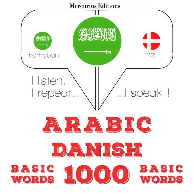 Arabic – Danish : 1000 basic words