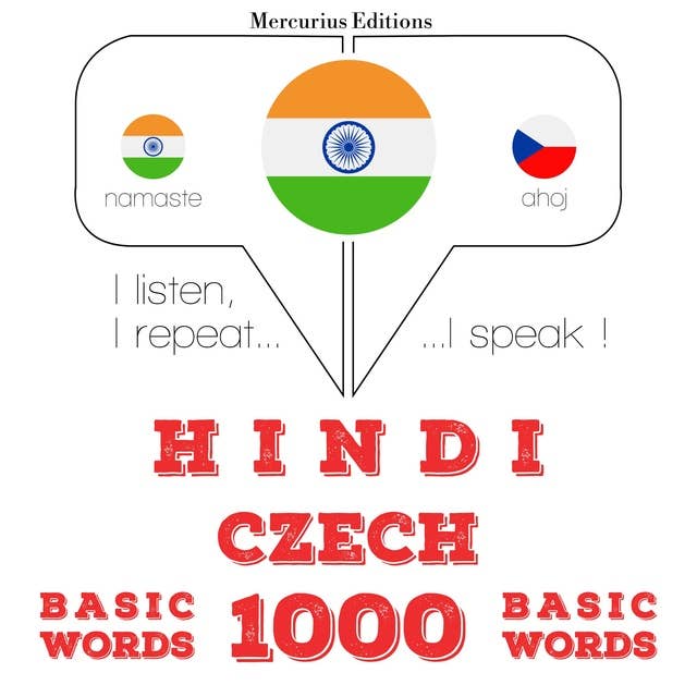 Hindi – Czech : 1000 basic words