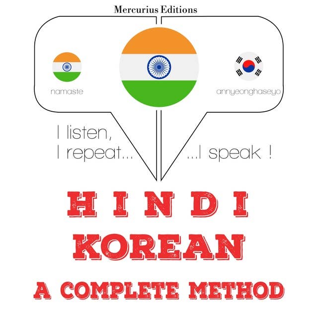 Hindi – Korean : a complete method