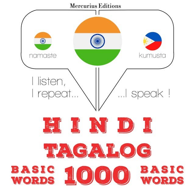 Hindi – Tagalog : 1000 basic words