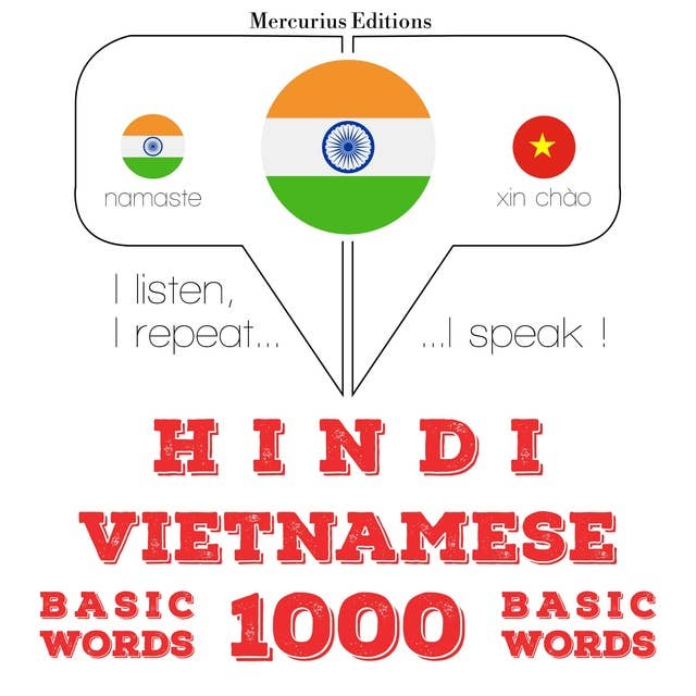 Hindi – Vietnamese : 1000 basic words
