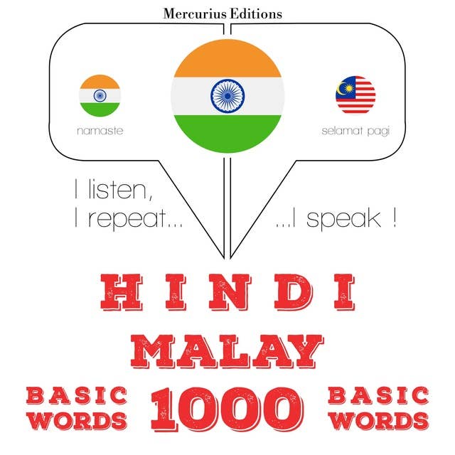 Hindi – Malay : 1000 basic words