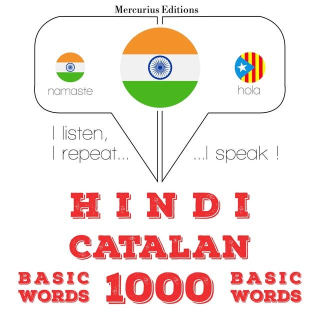 Hindi – Catalan : 1000 basic words