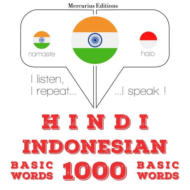 Hindi – Indonesian : 1000 basic words