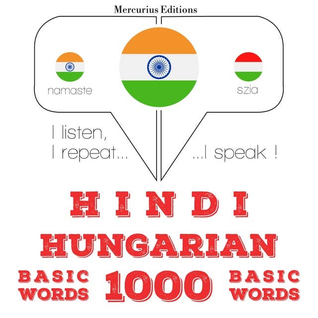 Hindi – Hungarian : 1000 basic words