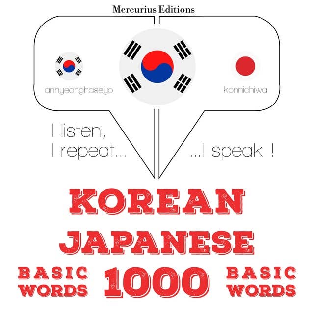 Korean – Japanese : 1000 basic words