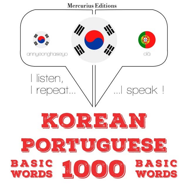 Korean – Portuguese : 1000 basic words