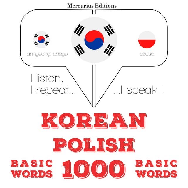 Korean – Polish : 1000 basic words