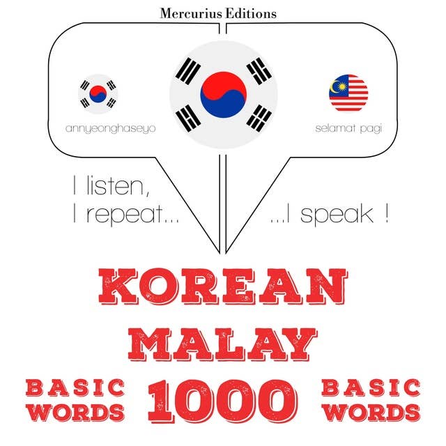 Korean – Malay : 1000 basic words