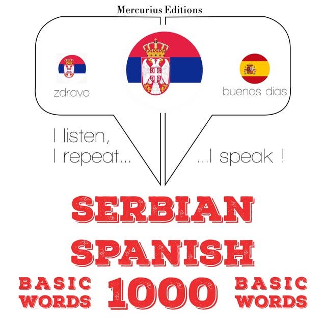 Serbian – Spanish : 1000 basic words