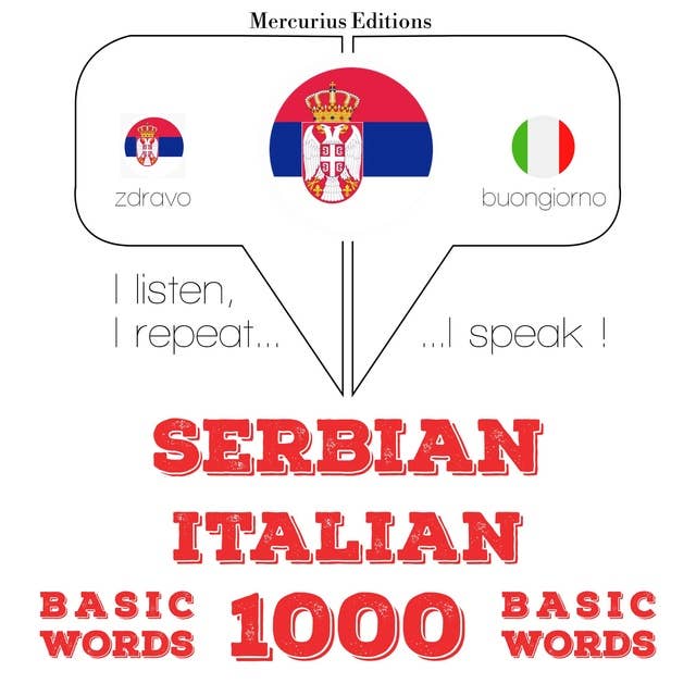 Serbian - Italian : 1000 basic words