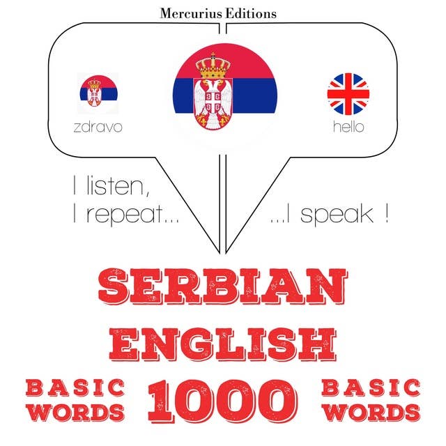 Serbian – English : 1000 basic words