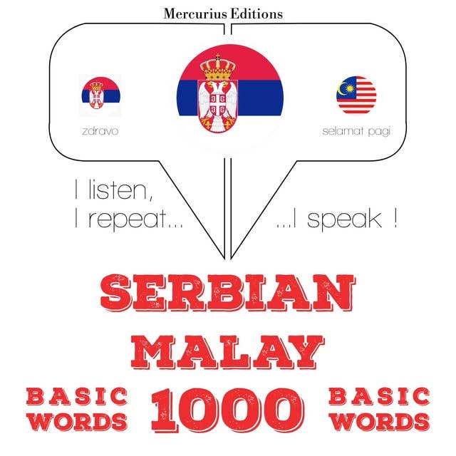 Serbian – Malay : 1000 basic words