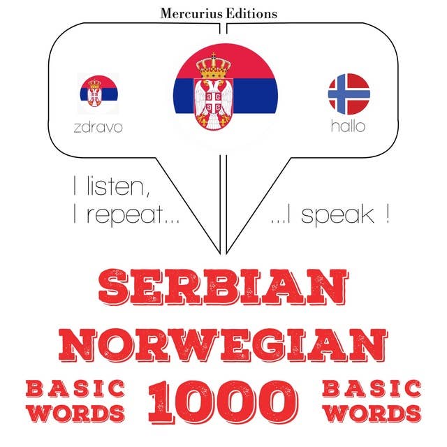 Serbian – Norwegian : 1000 basic words